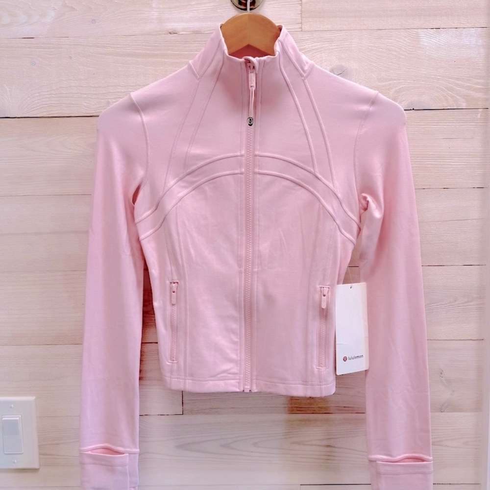 Lululemon 🍋Define Cropped Jacket*Nulu 🍓 Strawberry Milkshake 🩷
